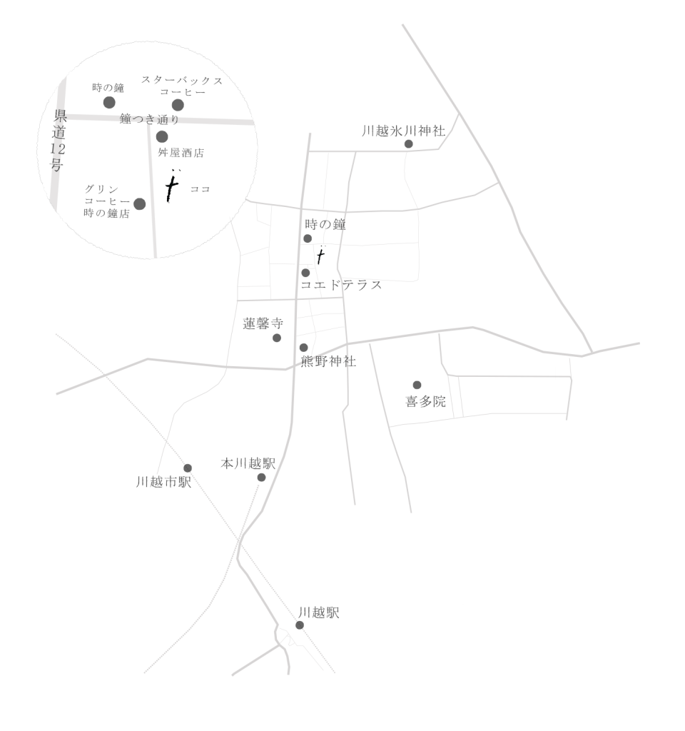 薬局tremaへのMAP